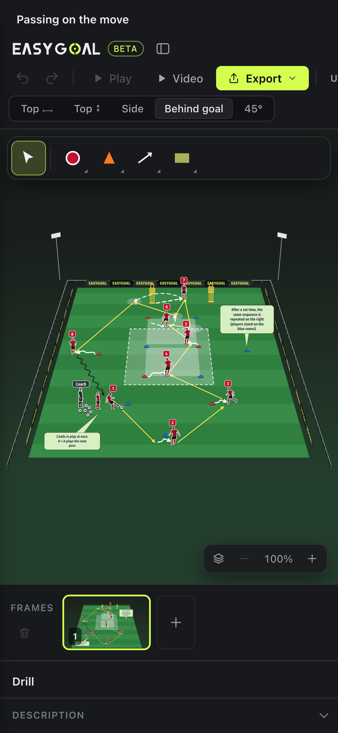 EasyGoal on a phone